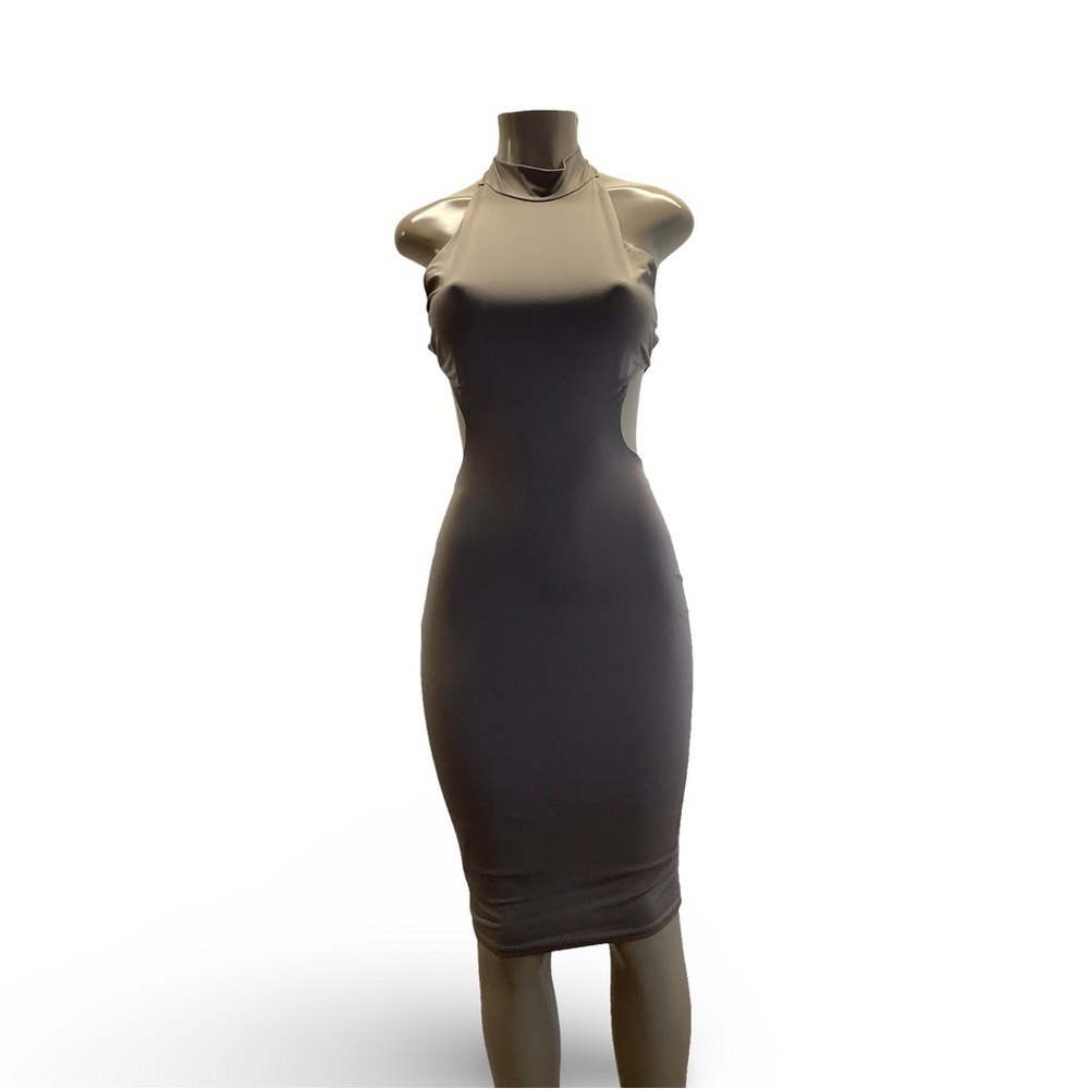 Goodtime USA Size Medium Beige Strap Tie Dress. Preloved